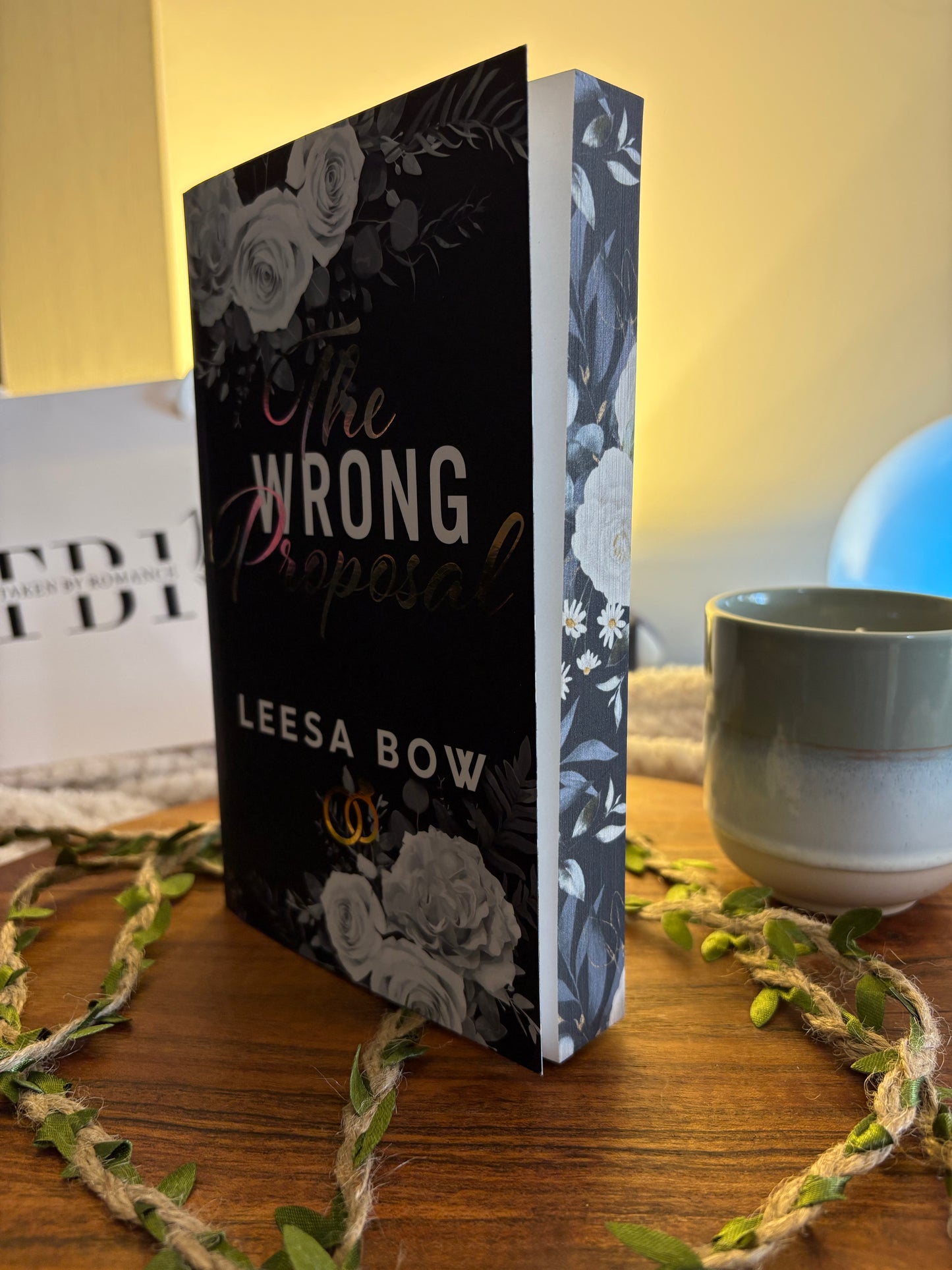 The Wrong Proposal: The Hendricks Billionaires Book 1 by Leesa Bow - Foiled/Sprayed Edge Special Edition Signed Paperback