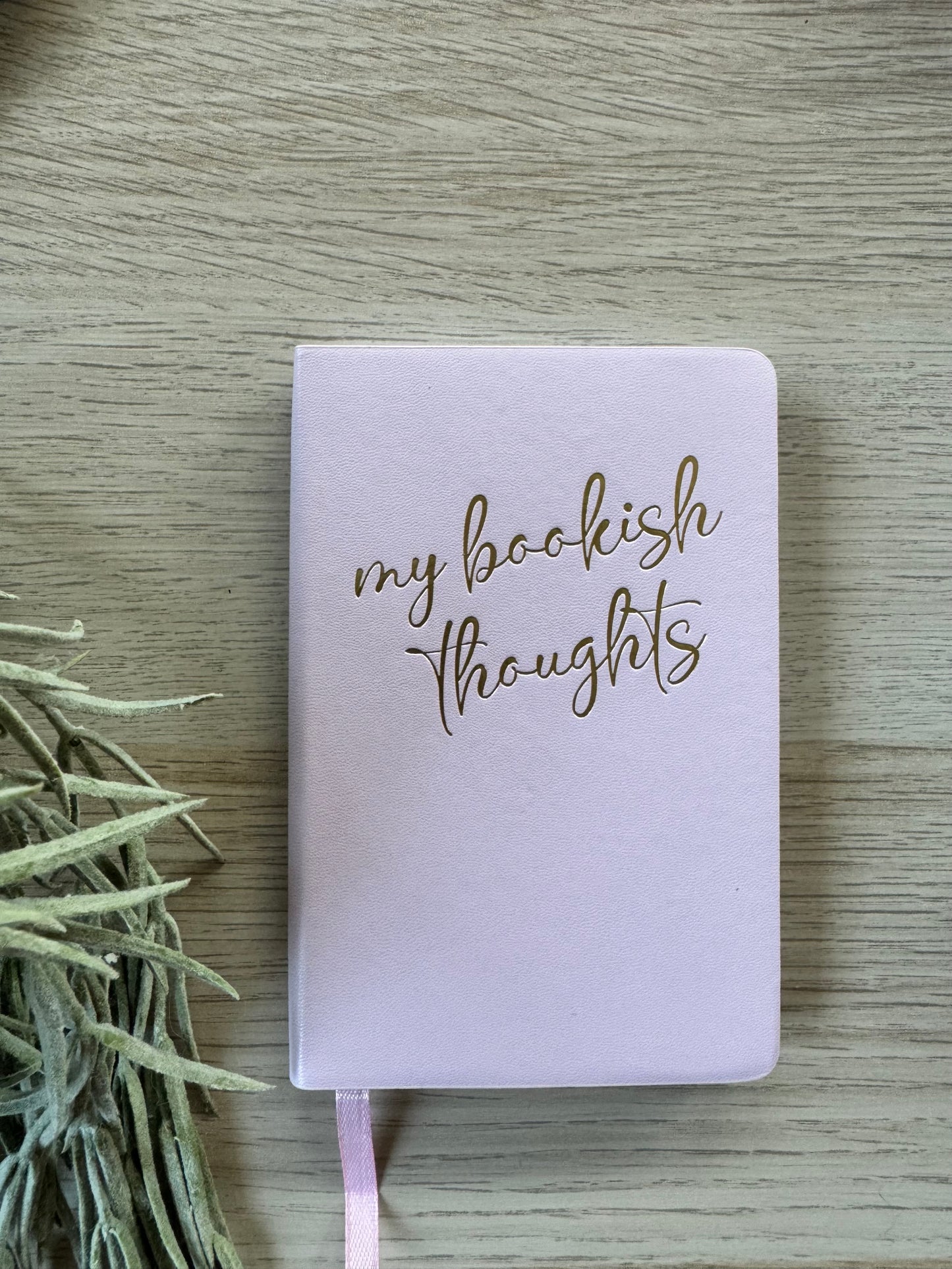 My Bookish Thoughts Notebook - Blush