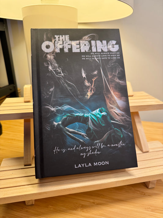 The Offering by Layla Moon: A Dark Thriller Romance - OG COVER Signed Hardcover