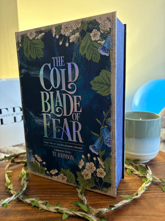 The Cold Blade of Fear by TF Johnson - Foiled/Sprayed Edge Special Edition Signed Hardcover