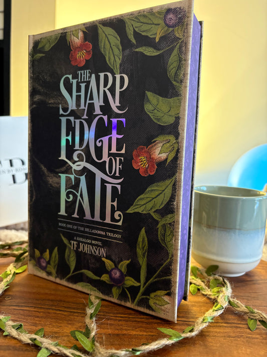 The Sharp Edge of Fate by TF Johnson - Foiled/Sprayed Edge Special Edition Signed Hardcover