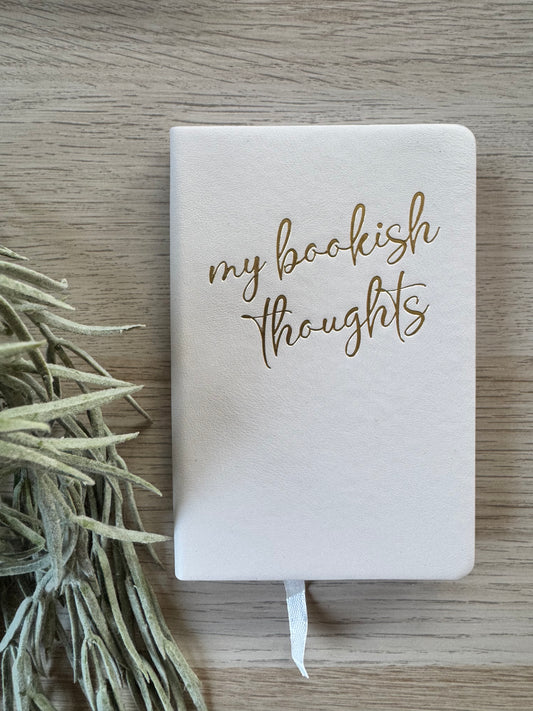 My Bookish Thoughts Notebook - Ivory