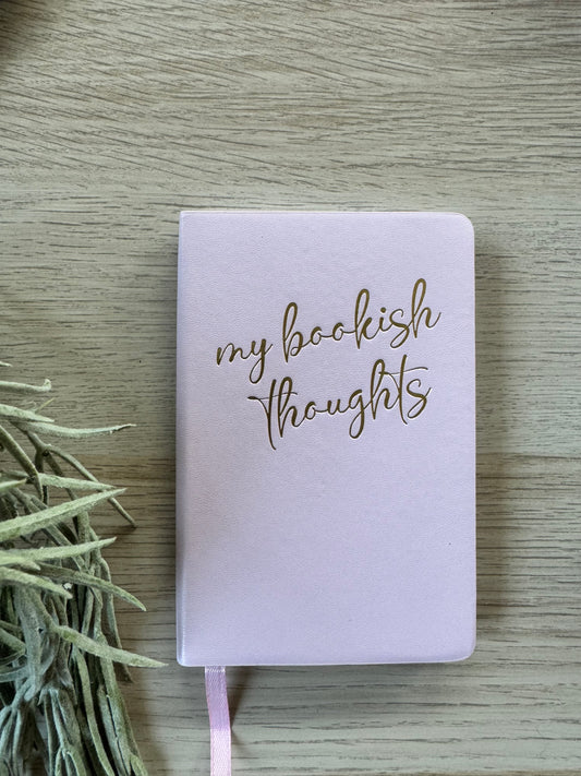My Bookish Thoughts Notebook - Blush