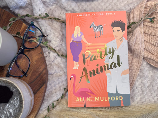 Party Animal by Ali K Mulford - Foiled/Sprayed Edge Signed by Ali