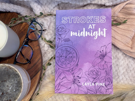 Strokes at Midnight by Layla Pine - Discreet Cover Signed Paperback